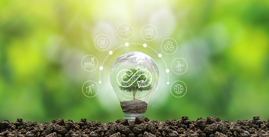 green lightbulb
