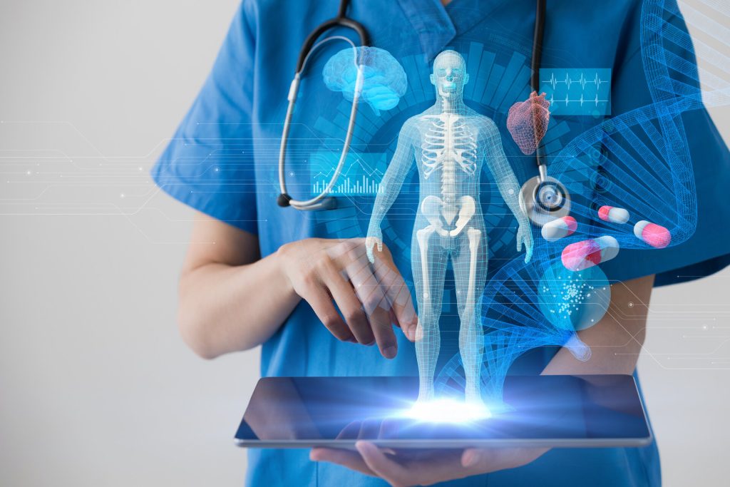 Medizinische Technologie und digitale Anatomie
