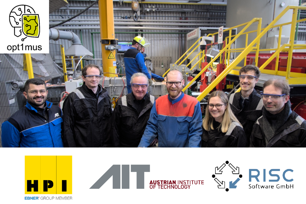 Gruppenbild Opt1mus Projetkstart und Logos
